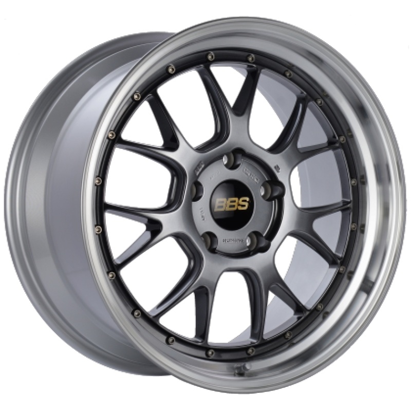BBS LM-R 20×10 5×120 ET18 Diamond Black Center Diamond Cut Lip Wheel -82mm PFS/Clip Required
