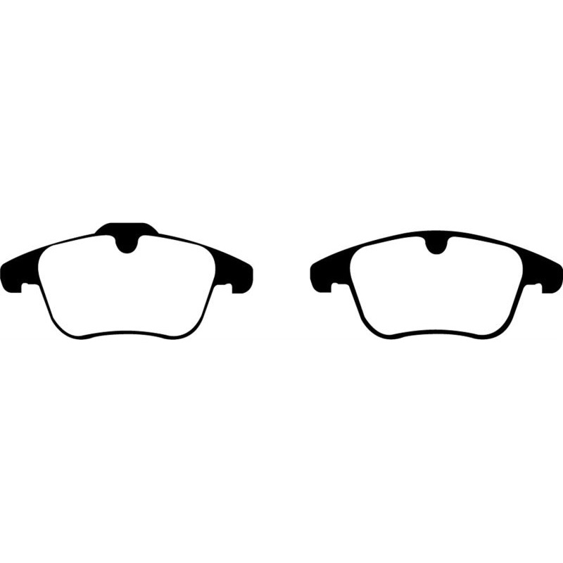 EBC 11-15 Land Rover Range Rover Evoque 2.0 Turbo Greenstuff Front Brake Pads