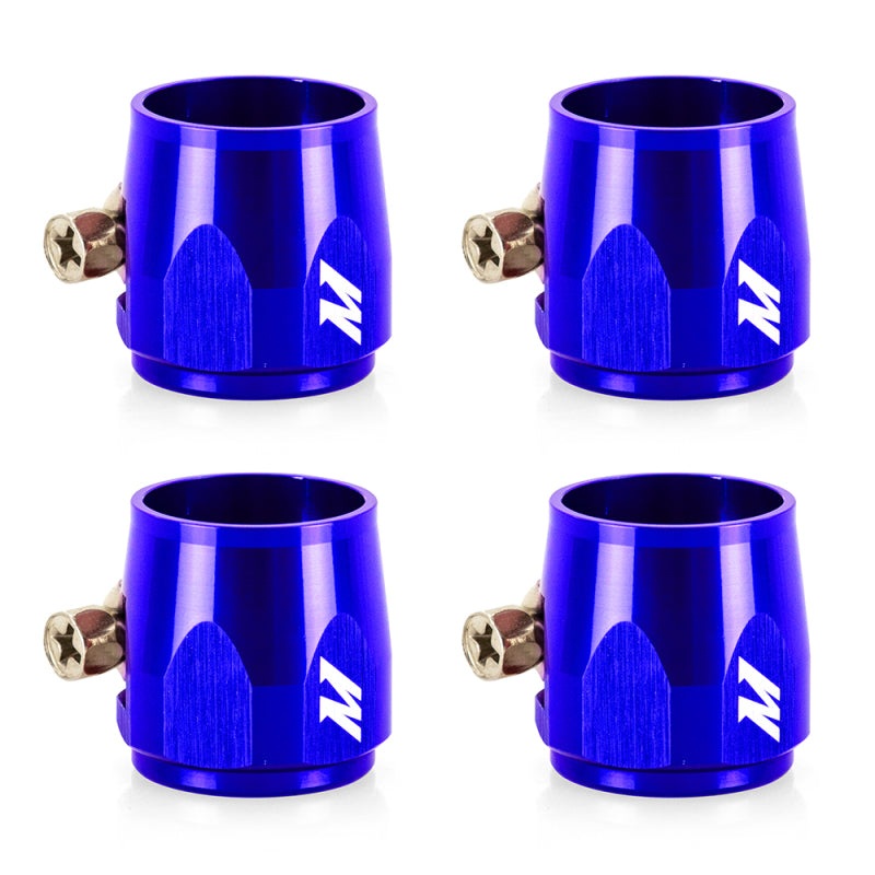Mishimoto Aluminum -6AN Hex Finishers – Blue