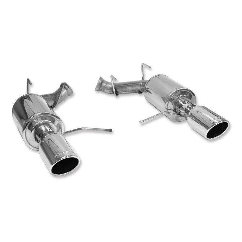 ROUSH 2011-2014 Ford Mustang V8 Enhanced Sound Dual Axle-Back w/ Round Tips