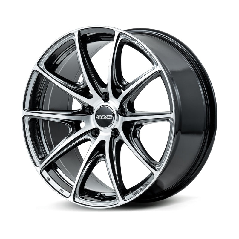Versus VV25R 19×9.5 / +45 ET / 5×114.3 – Diamond Cut / Side Jet Black