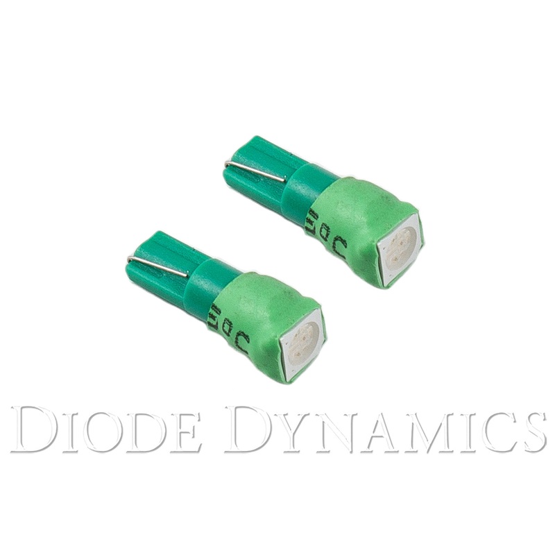 74 SMD1 LED Green Pair Diode Dynamics