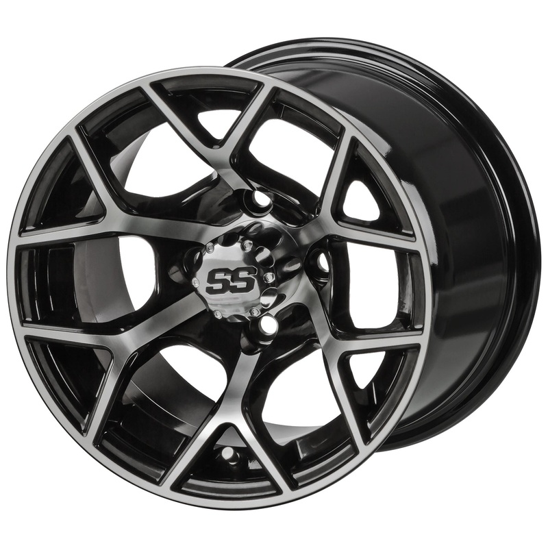 LSI 12″ Ninja Black & Machined Wheel