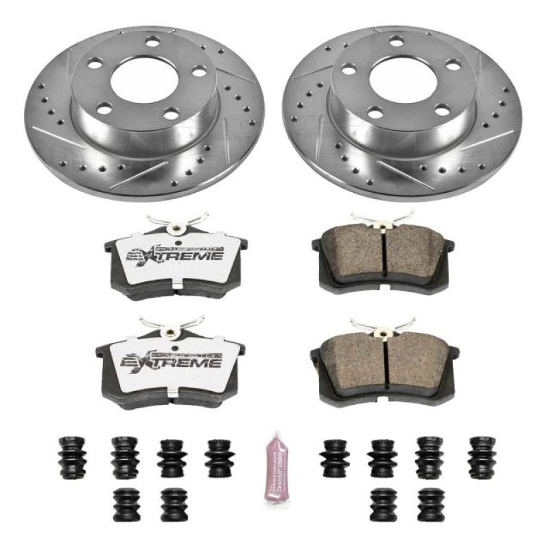 PowerStop Power Stop 99-05 Volkswagen Passat Rear Z26 Street Warrior Brake Kit