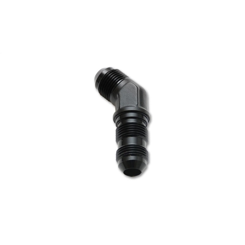 Vibrant -8AN Bulkhead Adapter 45 Degree Elbow Fitting – Anodized Black Only