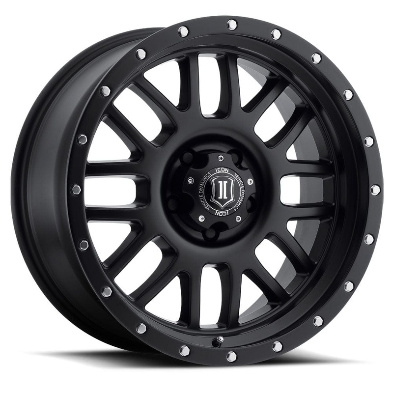 ICON Alloys Alpha 17″ 6×135 Satin Black