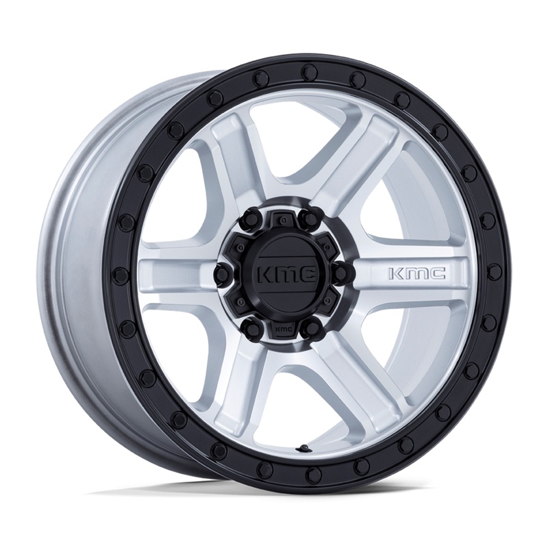KMC Wheels KM551 Outrun 17″ 5×127 Machined With Gloss Black Lip