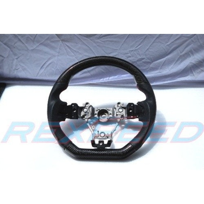 Rexpeed 15-20 WRX /STI Carbon Fiber & Leather Steering Wheel | G43