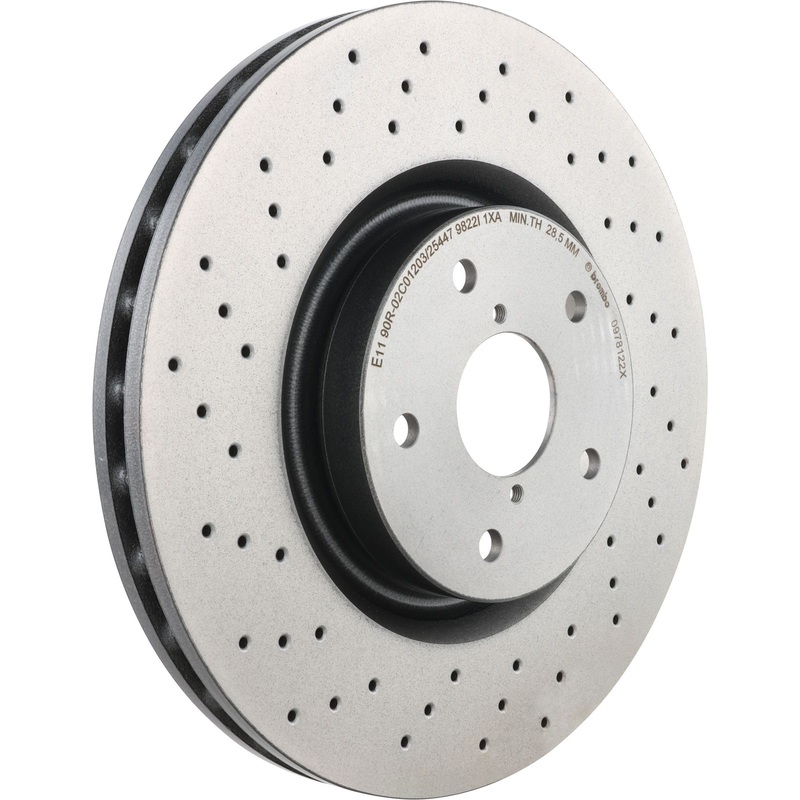 XTRA Drilled Front Disc Brake Rotor – 09.7812.2X