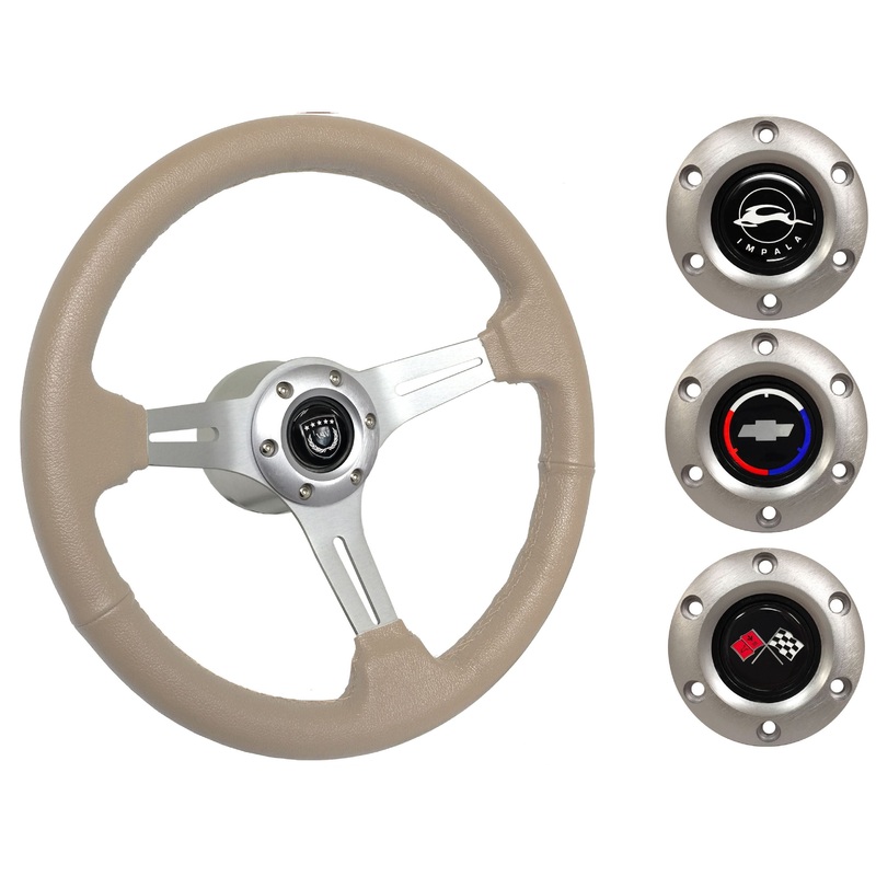 1955-68 Impala Steering Wheel Kit | Tan Leather | ST3014TAN