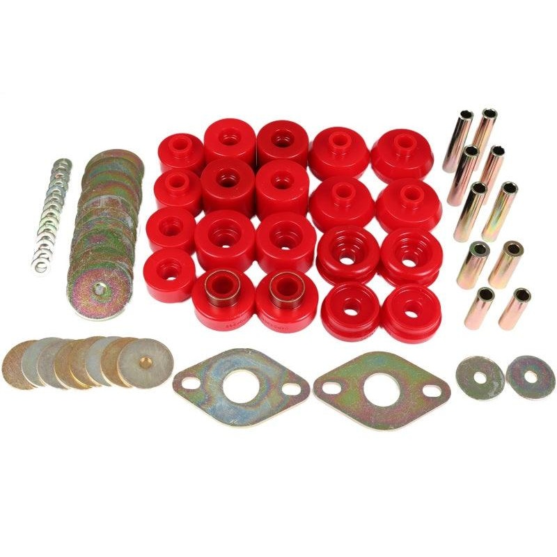 Energy Suspension 96-99 Toyota 4Runner 2WD/4WD Red Body Mount Bushing Set