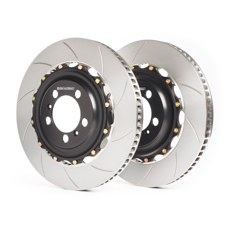 GiroDisc [18-21 STI,  24-25 WRX TR] 2-Piece Slotted Rear Rotors – Pair (Requires Trimmed Rear Pads) | A2-185