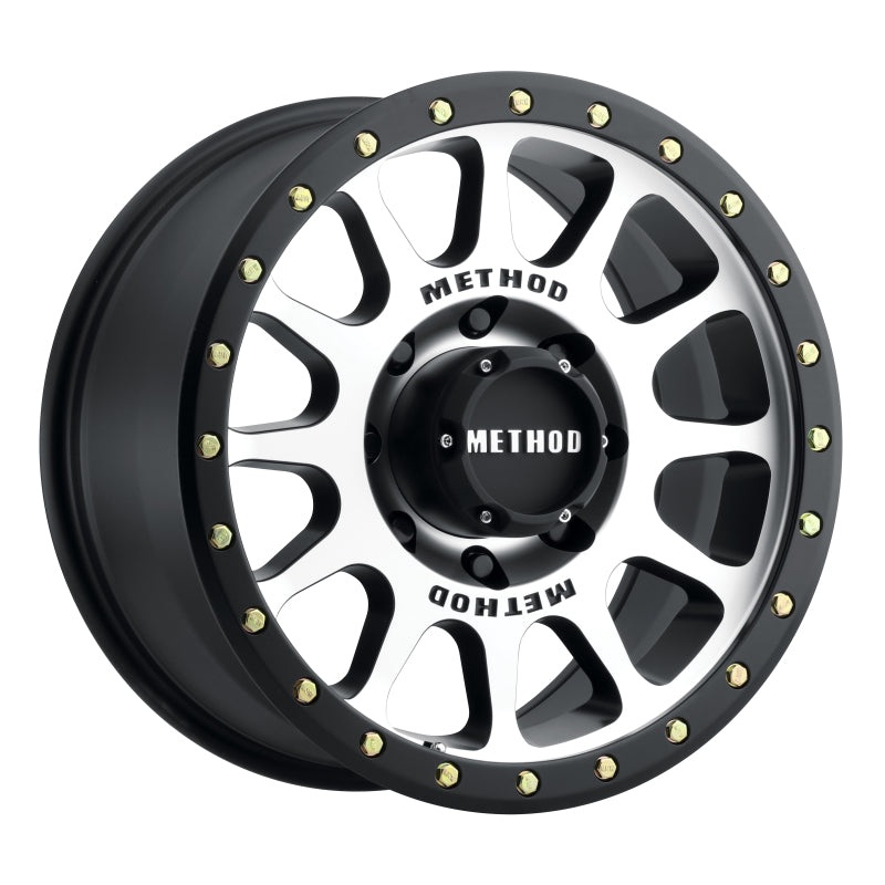 Method MR305 NV 18×9 +18mm Offset 8×170 130.81mm CB Machined/Black Street Loc Wheel