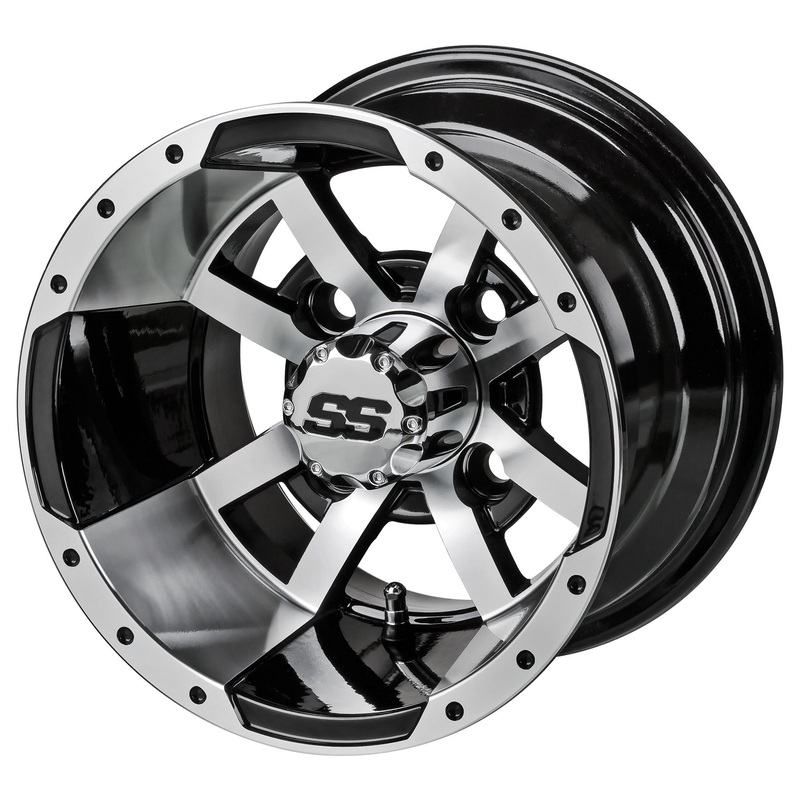 LSI 10″ Maltese Black & Machined Wheel