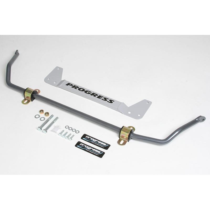 Progress Tech 04-05 Honda Civic/Si Rear Sway Bar (22mm) Incl Chassis Brace