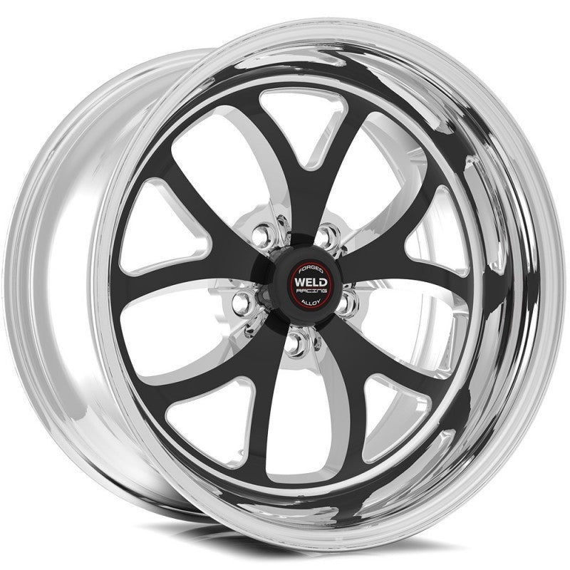 Weld S76 17×10.5 / 5×5 BP / 7.7in BS Black Wheel 3.18 ID (High Pad)