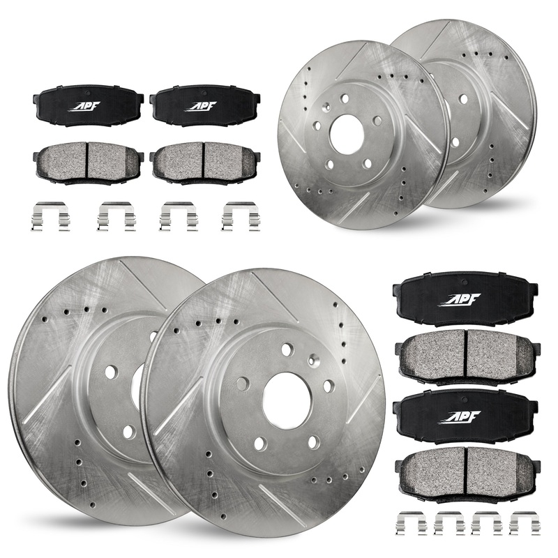 APF Full Brake Kit Rotors and Pads for Scion tC 2005-2010