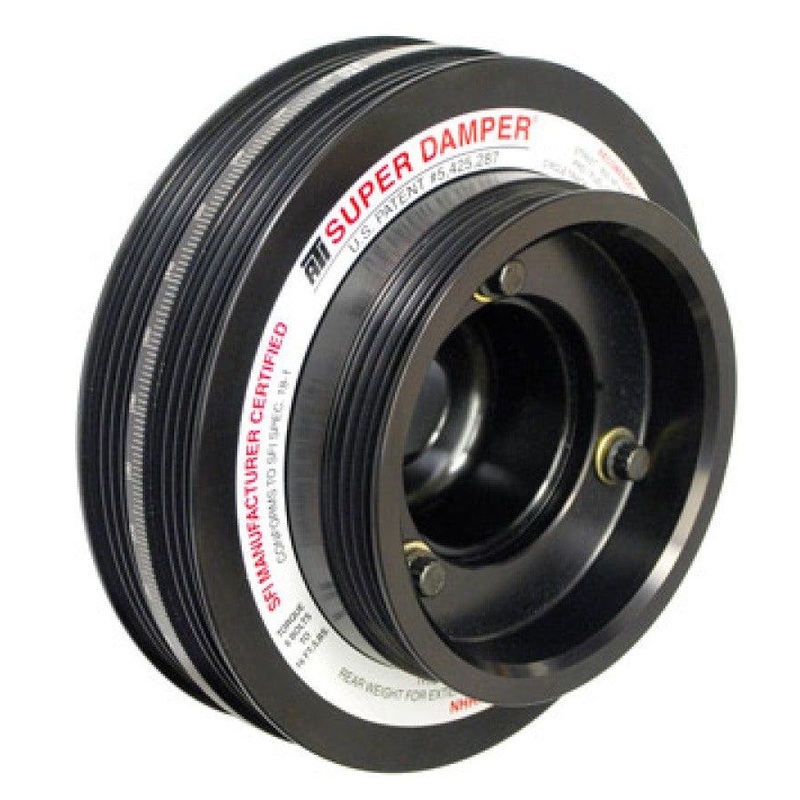 ATI Damper – 5.67in – Alum – 7 Grv – Nissan VQ35HR VQ37VHR 350Z 370Z V6 – 4 Percent UD – 1Pc