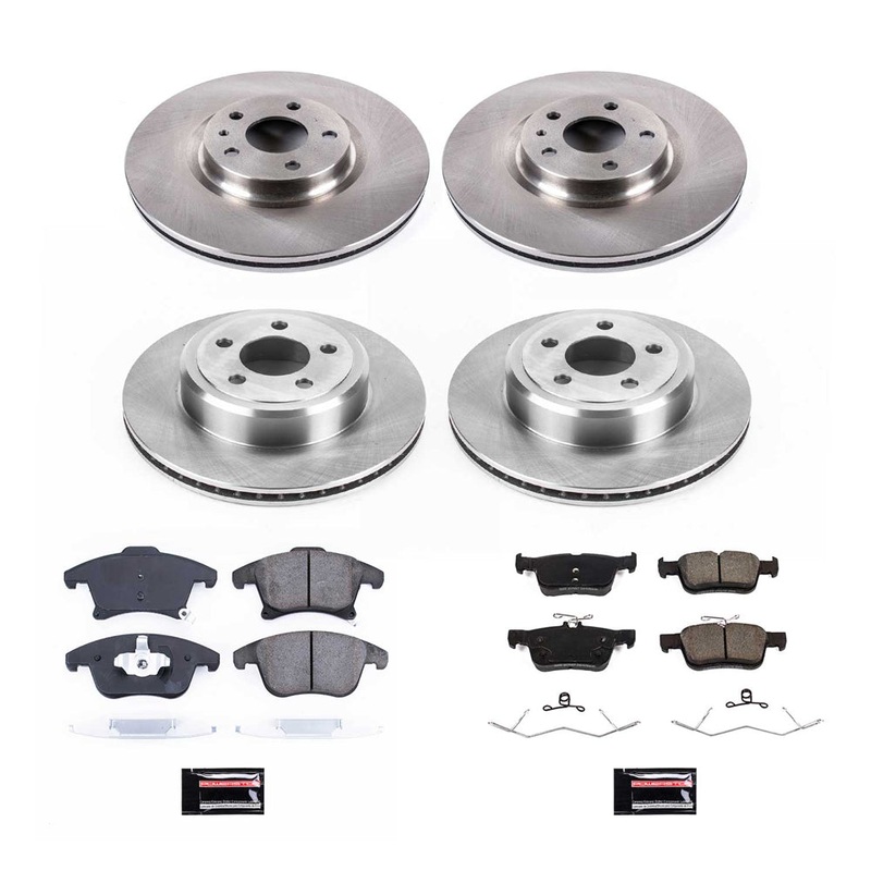 Power Stop Front & Rear Autospecialty Brake Kit | 2017-2020 Ford Fusion Energi (KOE8534)