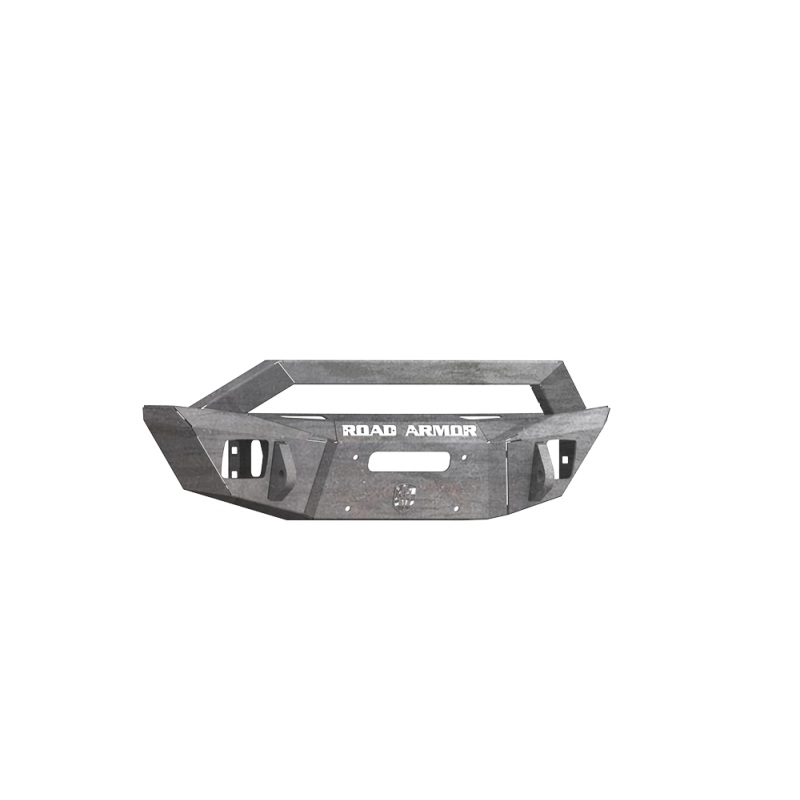 Road Armor 07-20 Jeep Wrangler JK/JL Stealth Front Winch Bumper w/Bar Guard Compe Cut – Raw