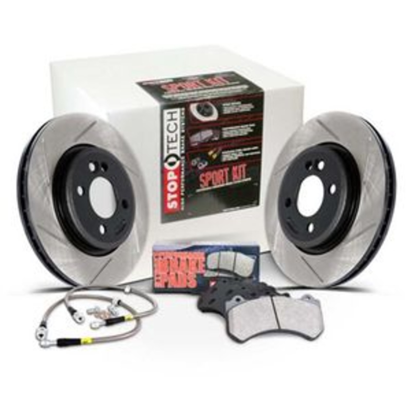 StopTech 1998-2005 Lexus GS Rear Wheel Slotted Sport Brake Kit