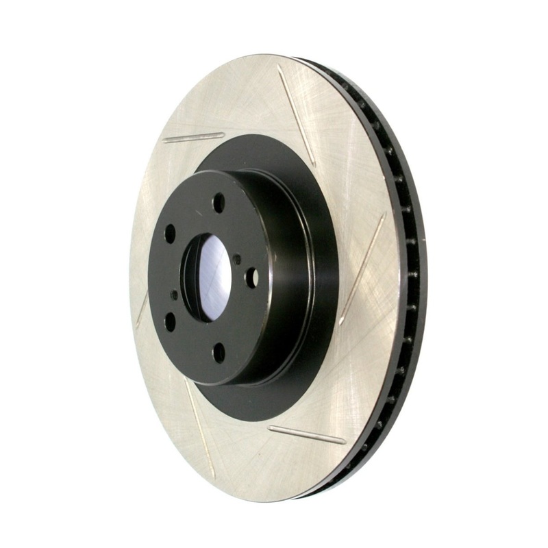 StopTech Sport Slotted (CRYO) 14-18 Audi S3 / 12-16 Volkswagen CC 3.6L Front Right Slotted Rotor