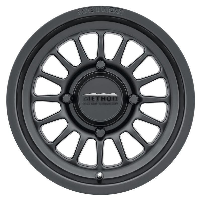 Method MR411 Bead Grip 15×7 / 5+2/38mm Offset / 4×136 / 106.25mm CB Matte Black Wheel