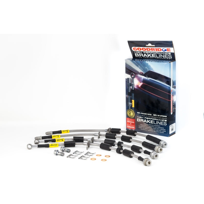 Goodridge 14-19 Ford Fiesta ST Stainless Steel Brake Line Kit