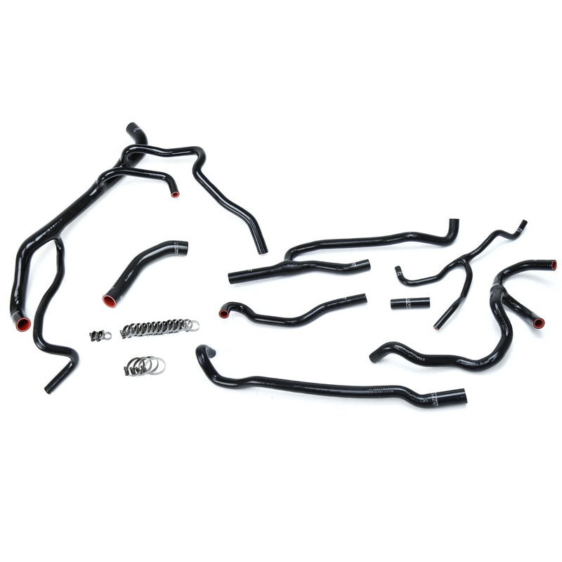 HPS Silicone Radiator + Heater Coolant Hose Kit | 2016 – 2020 Chevrolet Camaro SS (57-1707-BLK)