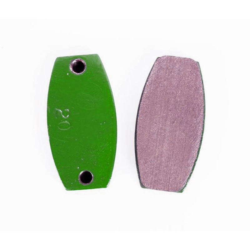 MCP Green Rear Brake Pads for Aluminum, Titanium Disc, Pair