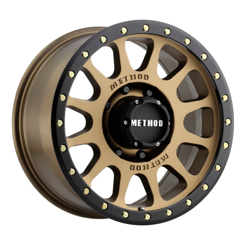 Method MR305 NV 17×8.5 0mm Offset 8×6.5 130.81mm CB Method Bronze/Black Street Loc Wheel