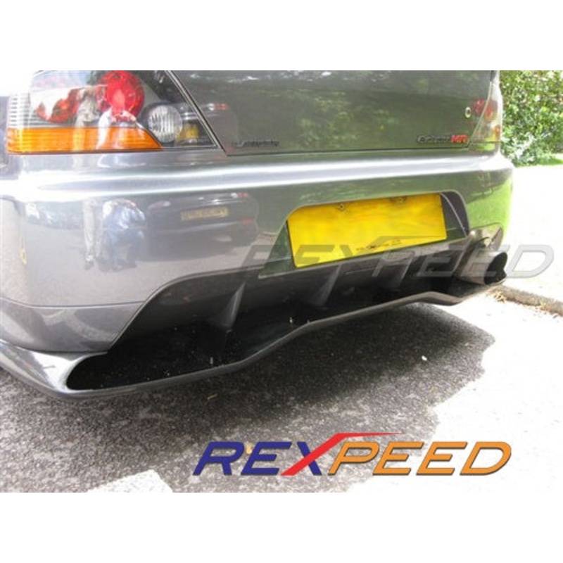 Rexpeed JDM 9 V-Style Diffuser Mitsubishi EVO 7-9 2001-2007 | R33