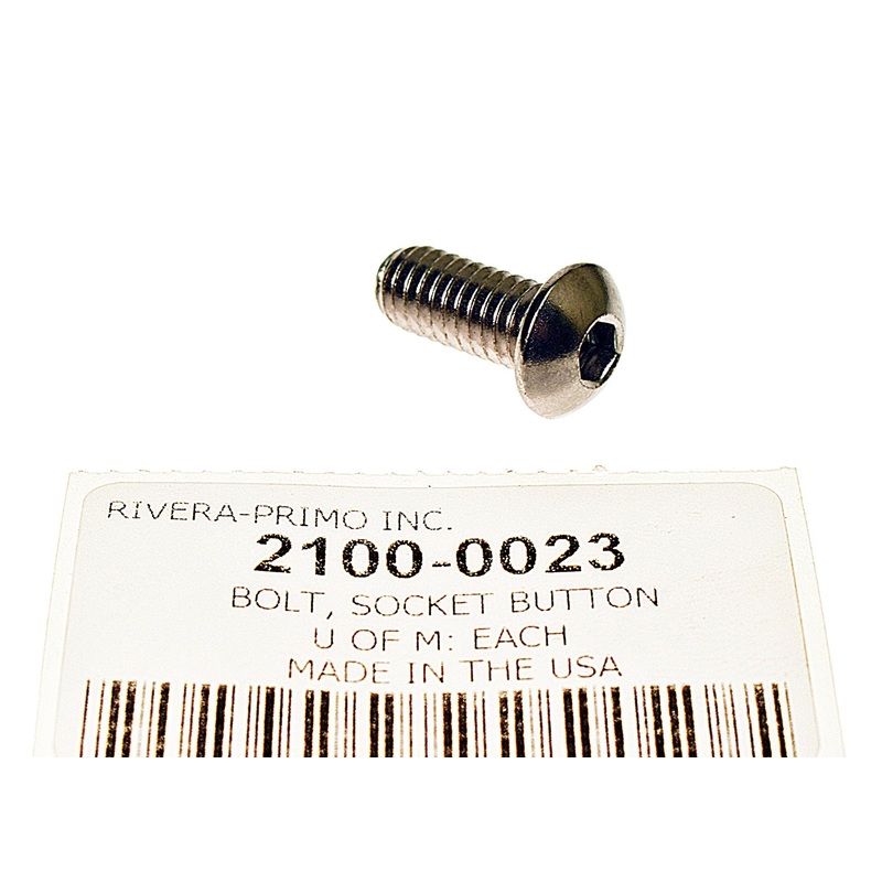 Socket Head Button Chrome Look Plating