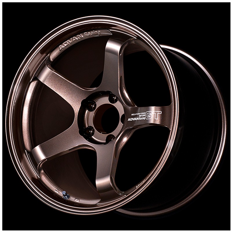Advan GT PORSCHE 19X10.5 +45 5-130 Racing Brass Gold Wheel