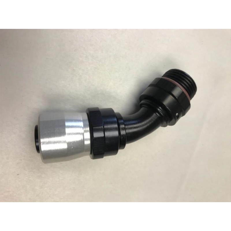 Fragola -6AN x 45 Degree Sport Crimp Hose End