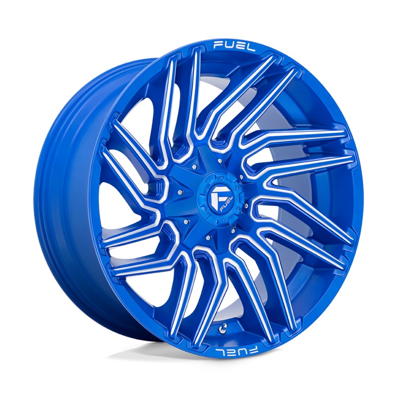 Fuel Wheels D774 Typhoon 22″ 8×180 Anodized Blue Milled