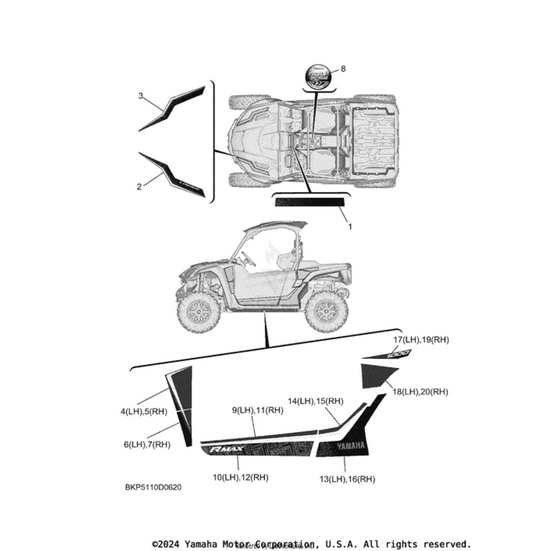 Graphic 5 (LH) by Yamaha
