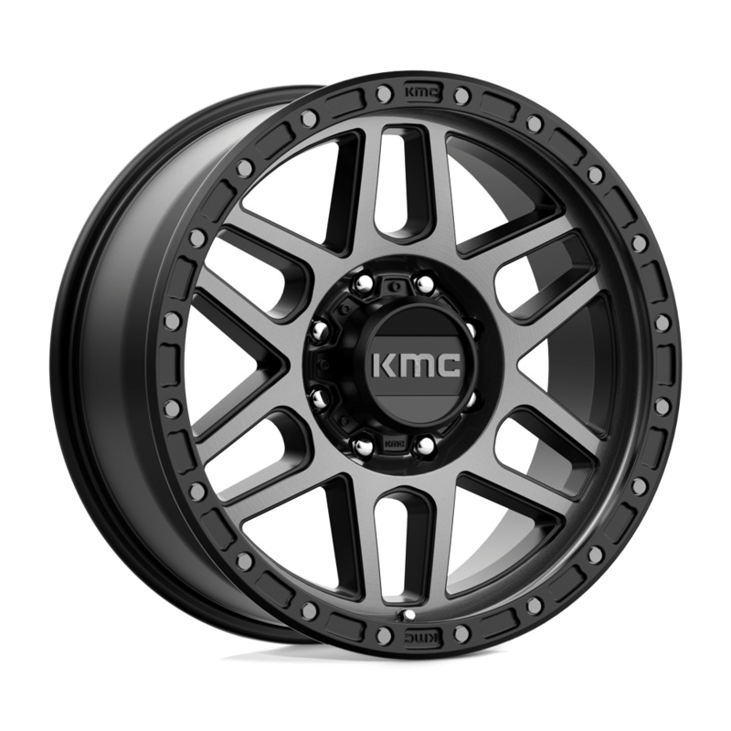 KMC Wheels KM544 Mesa 20″ 8×165.1 Satin Black With Gray Tint