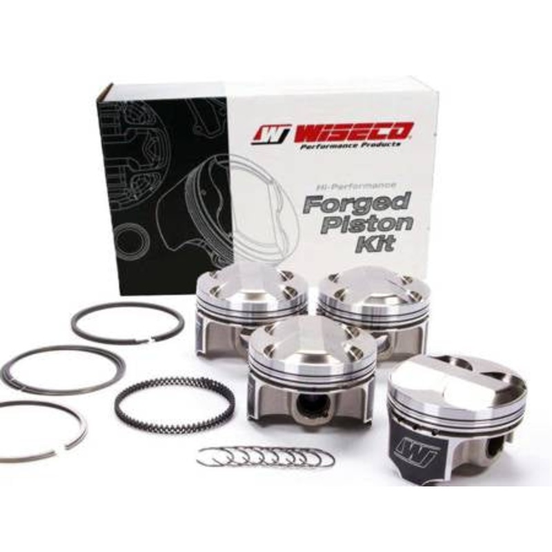 Wiseco Forged Pistons Acura Honda B18A/B with B16A Head 84.5mm +3.5mm -2.3 cc 10.6:1