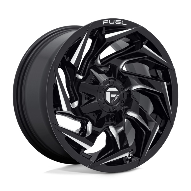 Fuel Wheels D753 Reaction 18″ 5×139.7/5×150 Gloss Black Milled