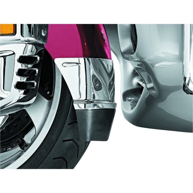 Kuryakyn Front Fender Extension With Mud Flap 01-17 Honda GL1800 Chrome