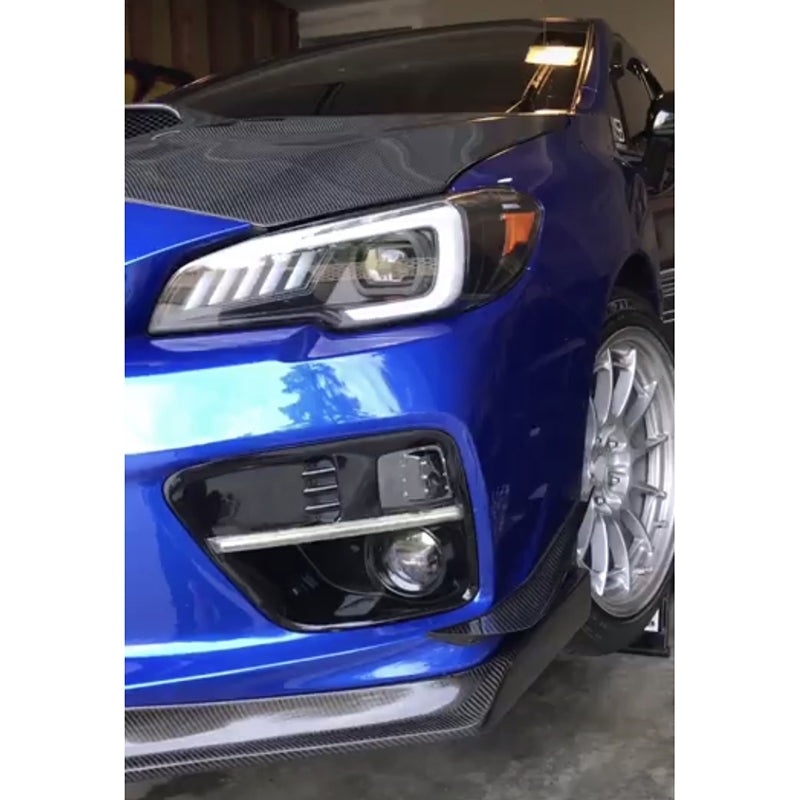 Sp3c Built LED Turn Signal Clear Lens / Matte Black – 15-18 WRX/STI