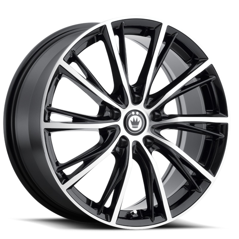 Konig Impression 18×8 5×112 ET45 Gloss Black w/ Machined Face