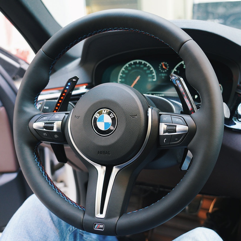 LED Paddle Shifter For BMW F10 F06 F07 F11 F18 F12 F13 F01 F02 F20 F30 F31 F32 F33 F34 2 3 4 5 6 7 Series