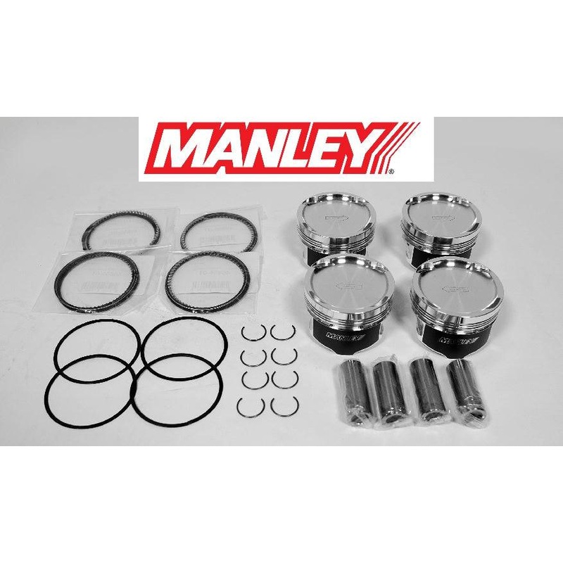 Manley PLATINUM SERIES  Forged Pistons 4G63T 7-bolt Evo 4-9 86mm +1.0mm -8 cc 9.5:1 88mm Stroke