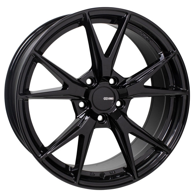 Enkei Phoenix 17×7.5 45mm Offset 5×100 72.6mm Bore Gloss Black Wheel