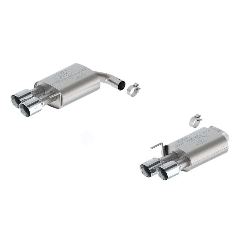 Ford Racing 2024 Mustang 2.3L Touring Non-Active Axle-Back w/GT Valance – Chrome Tip