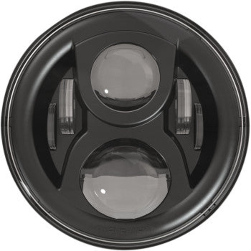 Headlight with Mounting Ring – Black by J.W. Speaker