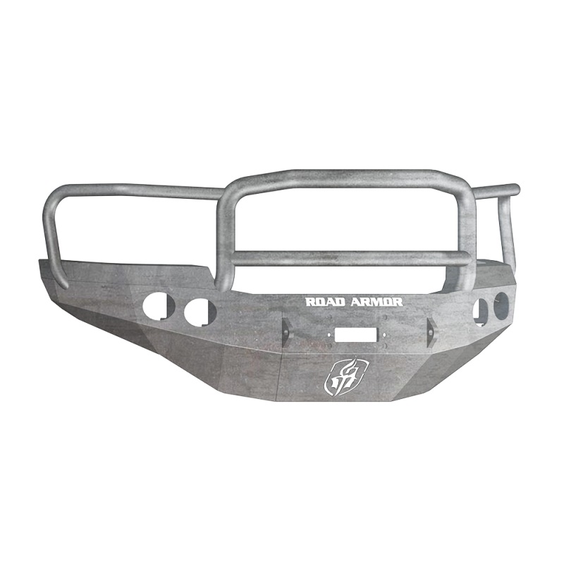 Road Armor 11-14 GMC 2500 Stealth Front Winch Bumper w/Lonestar Guard – Raw