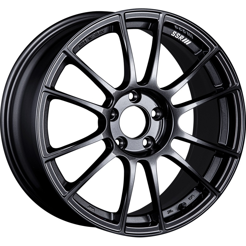 SSR GTX04 18×8.5 5×114.3 44mm Offset Dark Gunmetal Wheel